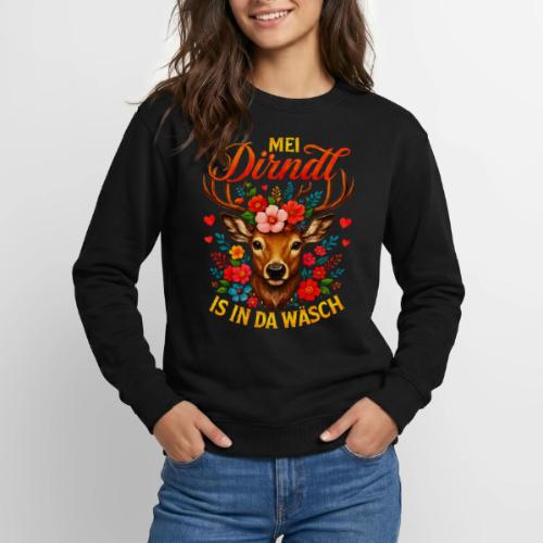 Mei Dirndl is in da Wäsch - Unisex Crewneck Sweatshirt