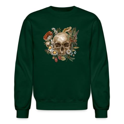 Floral Skull - Unisex Crewneck Sweatshirt