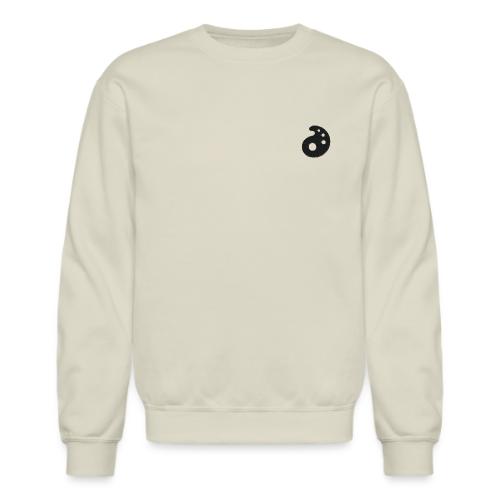 Black Embroidered Palette - Unisex Crewneck Sweatshirt