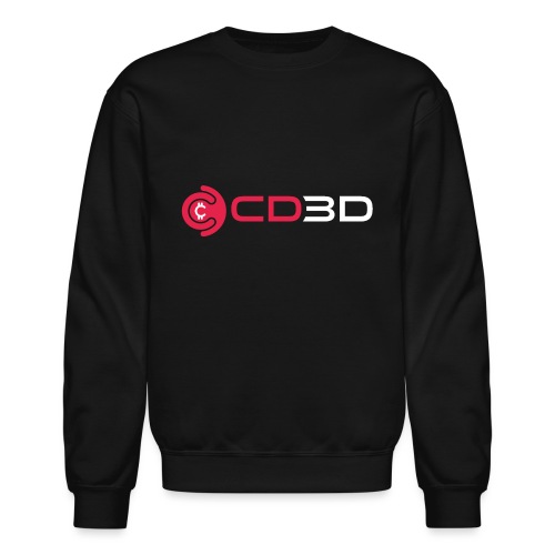 CD3D White Front/CinemaDraft Logo Back - Unisex Crewneck Sweatshirt