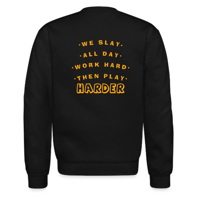 We Slay All Day Shiny Shirt Metallic Silver & Gold