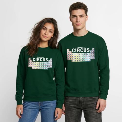 Periodic Table of Circus - Unisex Crewneck Sweatshirt