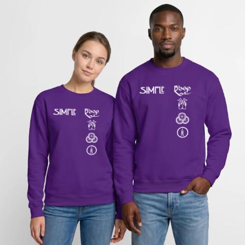 simplesymbolsvert - Unisex Crewneck Sweatshirt