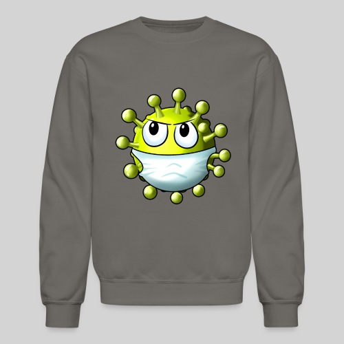 Cartoon Corona Virus - Unisex Crewneck Sweatshirt