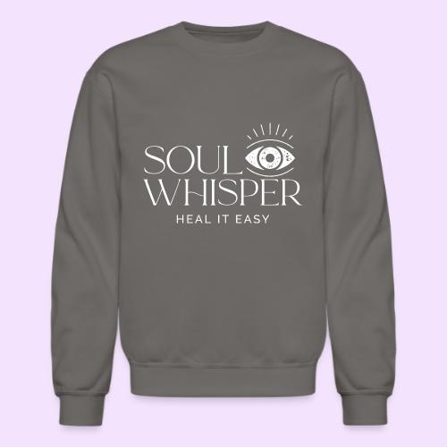 Soul Whisper - White Design - Unisex Crewneck Sweatshirt
