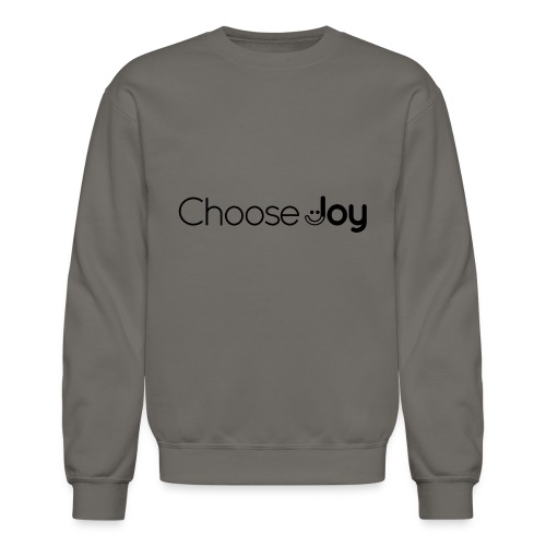 Choose Joy in Black wide - Unisex Crewneck Sweatshirt