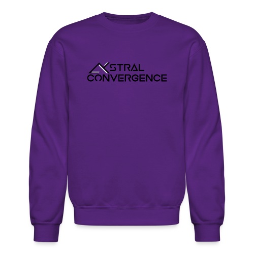 Astral Convergence Lettering - Unisex Crewneck Sweatshirt