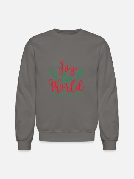 joy to world - Unisex Crewneck Sweatshirt - asphalt gray