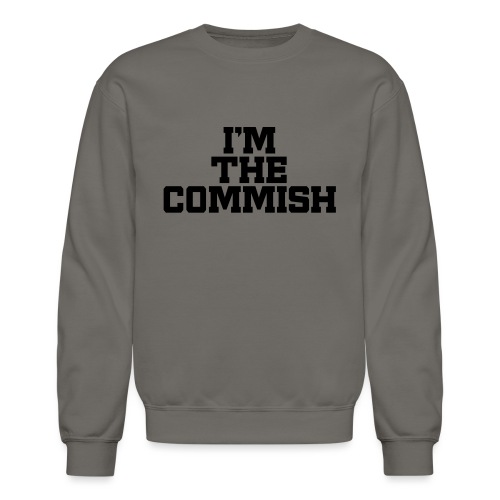 I'm The Commish (Turquoise & Metallic Gold) - Unisex Crewneck Sweatshirt
