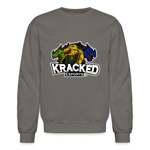 Kracked Esports Official Logo - Unisex Crewneck Sweatshirt