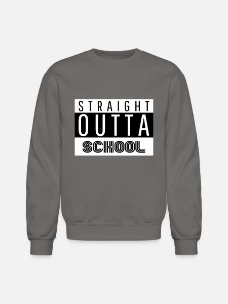 SOS funny - Unisex Crewneck Sweatshirt - asphalt gray