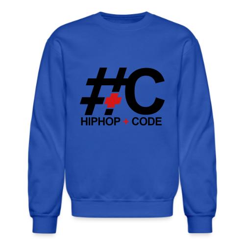 hiphopandcode-logo-2color - Unisex Crewneck Sweatshirt