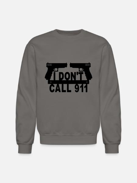 i don't call 911 - Unisex Crewneck Sweatshirt - asphalt gray