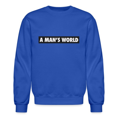 A mans World LOGO T - Unisex Crewneck Sweatshirt