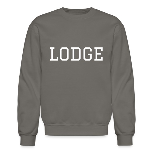 LODGE (WHITE) - Unisex Crewneck Sweatshirt