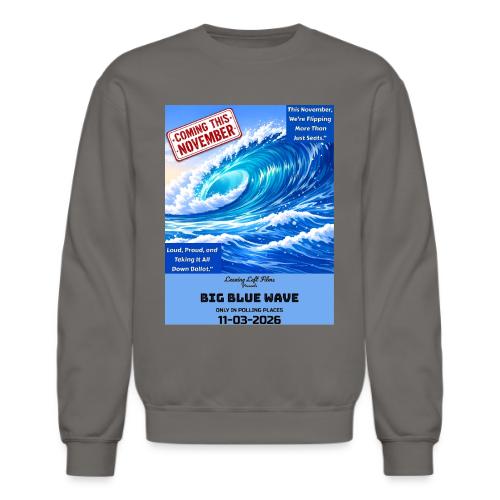 Big Blue Wave - Unisex Crewneck Sweatshirt