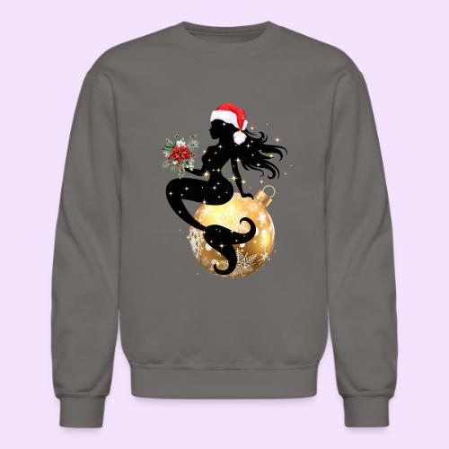 Merry Mermaid - Christmas Edition Design - Unisex Crewneck Sweatshirt