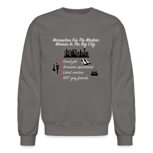Necessities For The Big City - Unisex Crewneck Sweatshirt
