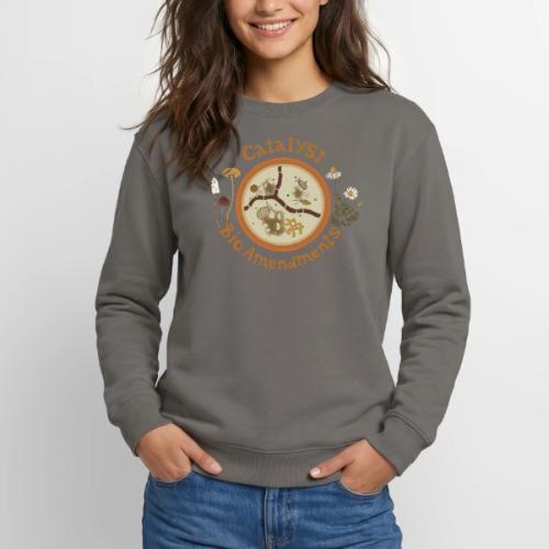 Catalyst BioAmendments microscope logo - Unisex Crewneck Sweatshirt