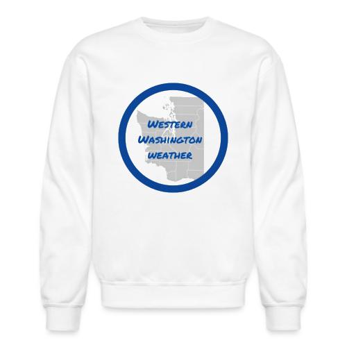 Western Washington Weather Logo - Unisex Crewneck Sweatshirt