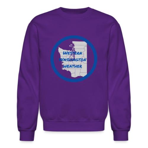 Western Washington Weather Logo - Unisex Crewneck Sweatshirt