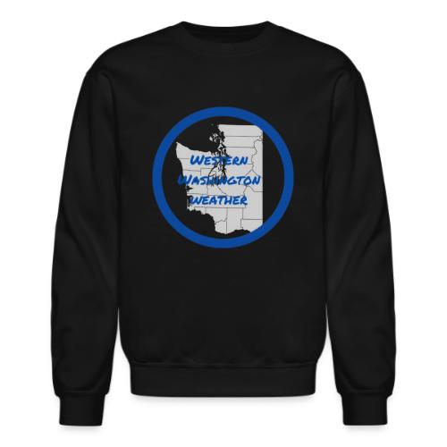 Western Washington Weather Logo - Unisex Crewneck Sweatshirt