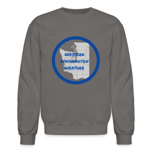 Western Washington Weather Logo - Unisex Crewneck Sweatshirt