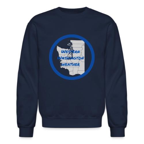 Western Washington Weather Logo - Unisex Crewneck Sweatshirt