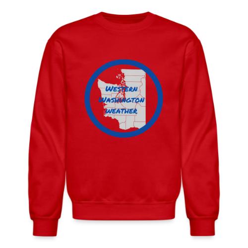 Western Washington Weather Logo - Unisex Crewneck Sweatshirt