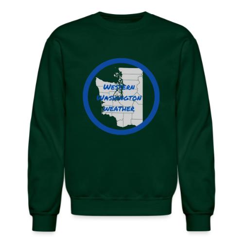 Western Washington Weather Logo - Unisex Crewneck Sweatshirt