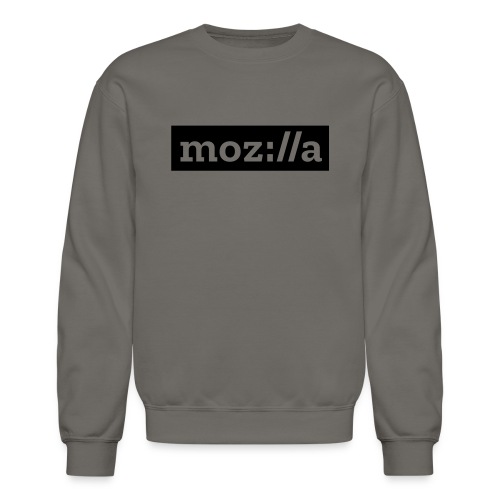 moz logo white - Unisex Crewneck Sweatshirt
