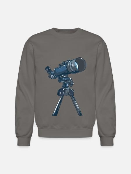 Telescope - Unisex Crewneck Sweatshirt - asphalt gray