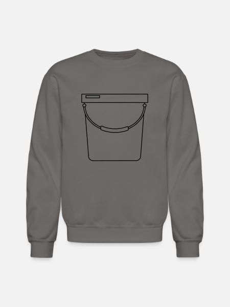 Bucket - Unisex Crewneck Sweatshirt - asphalt gray