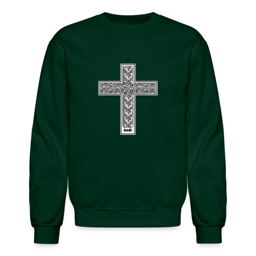 Jesus cross. I'm no longer a slave to fear. - Unisex Crewneck Sweatshirt