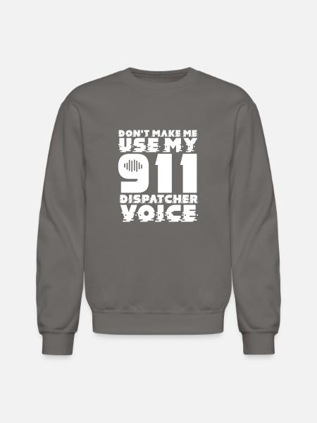 911 Dispatcher Emergency Dispatcher - Unisex Crewneck Sweatshirt - asphalt gray