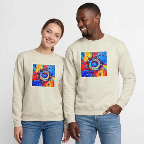 Vibrant Berry Vortex - Unisex Crewneck Sweatshirt