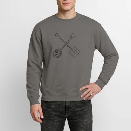 fork and shovel microbe farmer - Unisex Crewneck Sweatshirt