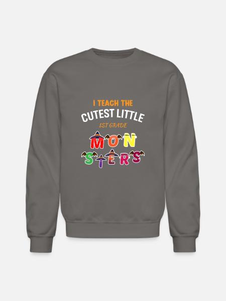 The Cutest Little Monsters - Unisex Crewneck Sweatshirt - asphalt gray