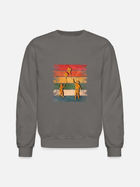 Kite Flying - Unisex Crewneck Sweatshirt - asphalt gray