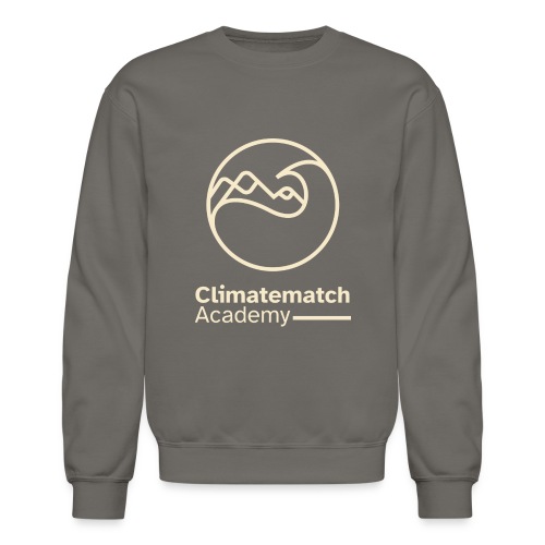 Climatematch Cream Logo - Unisex Crewneck Sweatshirt