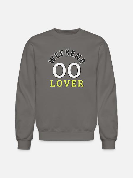 Weekend Lover - Unisex Crewneck Sweatshirt - asphalt gray
