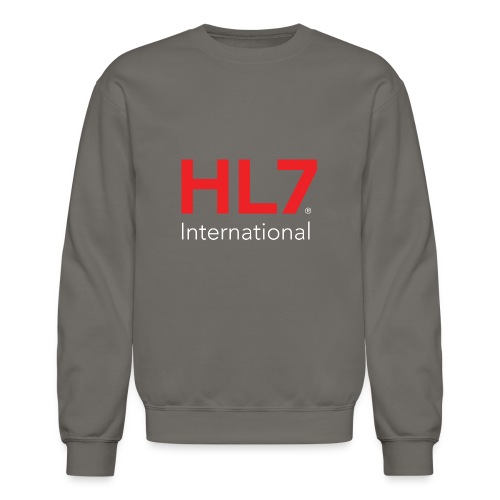 HL7 International Logo - Reverse - Unisex Crewneck Sweatshirt