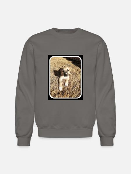 Puppy Curtness overload - Unisex Crewneck Sweatshirt - asphalt gray