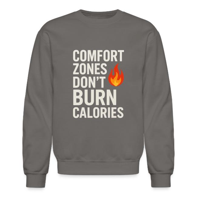 Comfort Zones Don’t Burn Calories Graphic