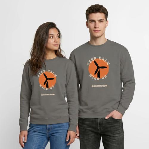 KEEP CALM WIND ON - Unisex Crewneck Sweatshirt