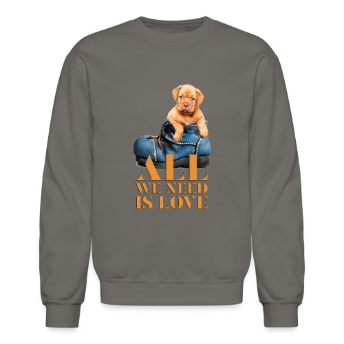 Cute Puppy Dog Love Collection - Unisex Crewneck Sweatshirt