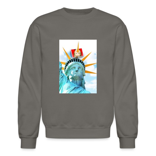 Lady Liberty Spikes Hillary - Unisex Crewneck Sweatshirt
