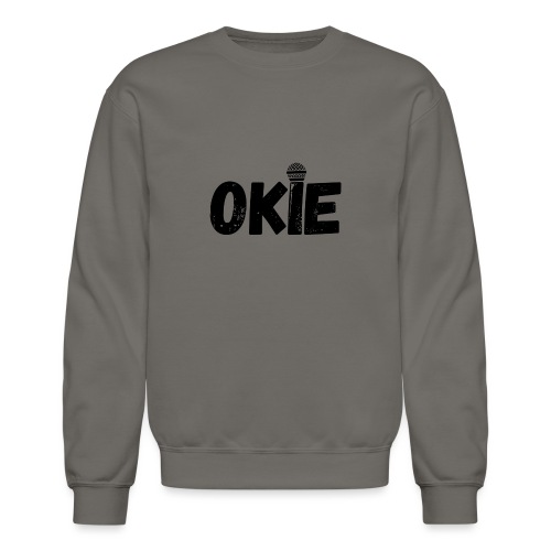 OKIE Mic Logo - Unisex Crewneck Sweatshirt