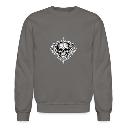 Gothic Filigree Skull - Unisex Crewneck Sweatshirt