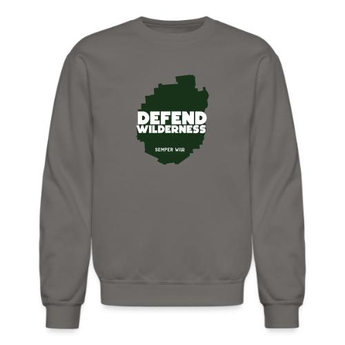 Semper Wild Defend Wilderness Park Silhouette - Unisex Crewneck Sweatshirt